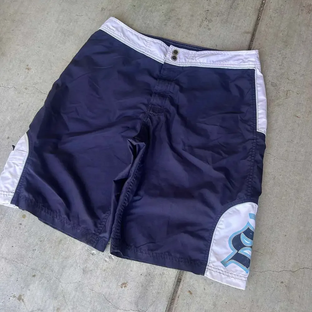 SMP Clothing Navy and White Board Shorts Size 34